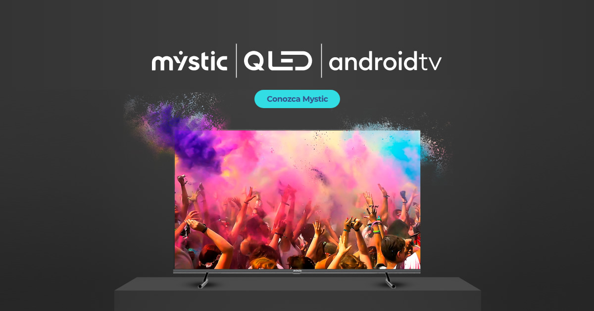 TELEVISOR MYSTIC QLED FRAMELESS TV 65 4K/UHD HDR, DVB-T ANDROID